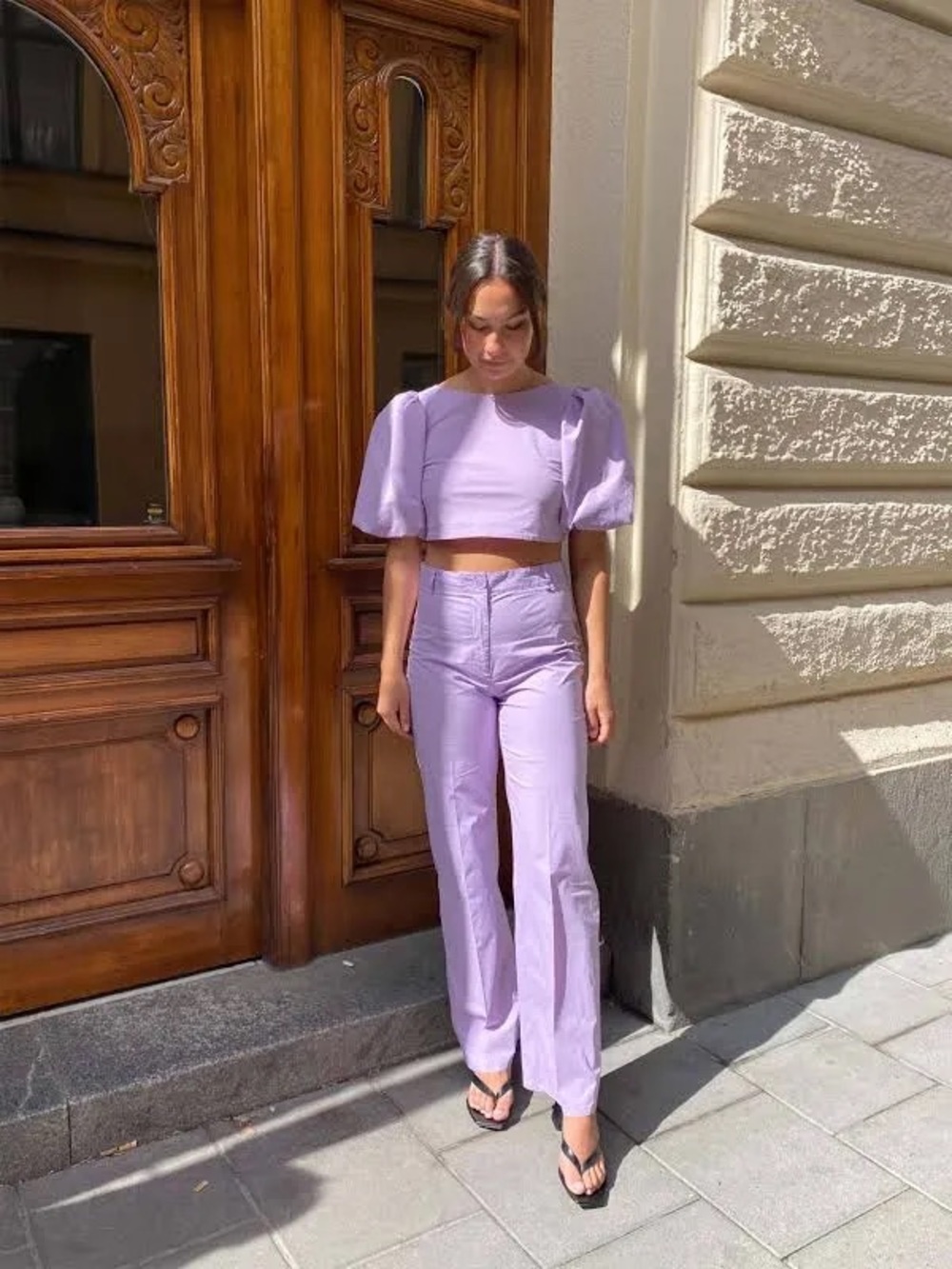 Djerf Avenue Lilac Matching set